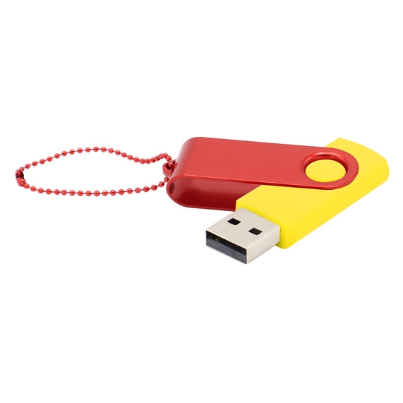 [Флешка Designer To Go 2.0 USB 16Gb, желтый/красный]