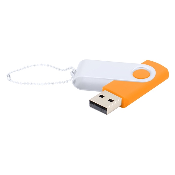 [Флешка Designer To Go 2.0 USB 16Gb, оранжевый/белый]