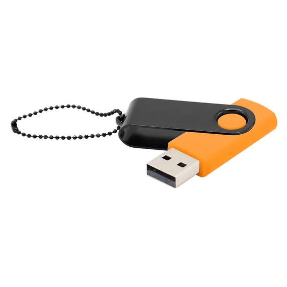 [Флешка Designer To Go 2.0 USB 16Gb, оранжевый/черный]