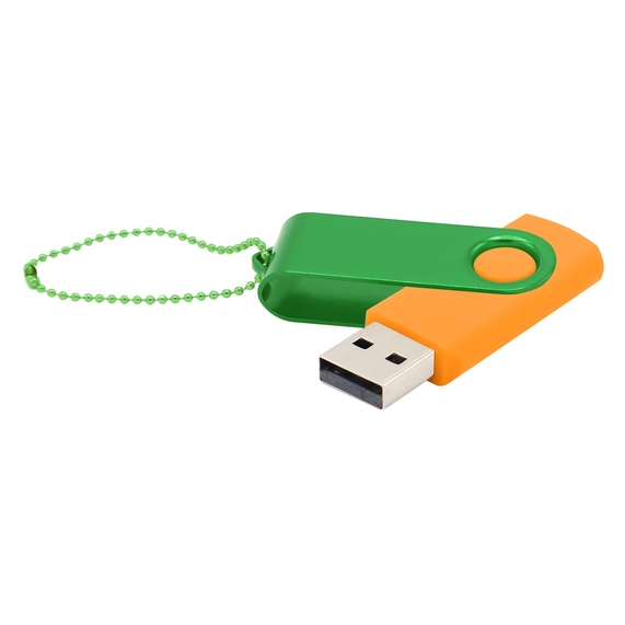 [Флешка Designer To Go 2.0 USB 16Gb, оранжевый/зеленый]