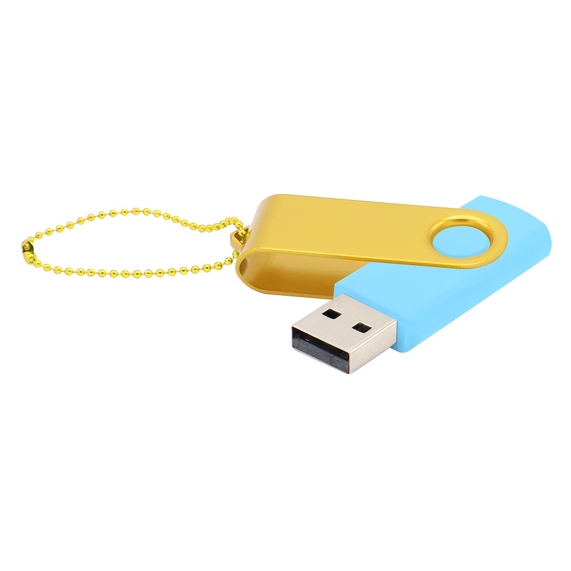 [Флешка Designer To Go 2.0 USB 16Gb, голубой/желтый]