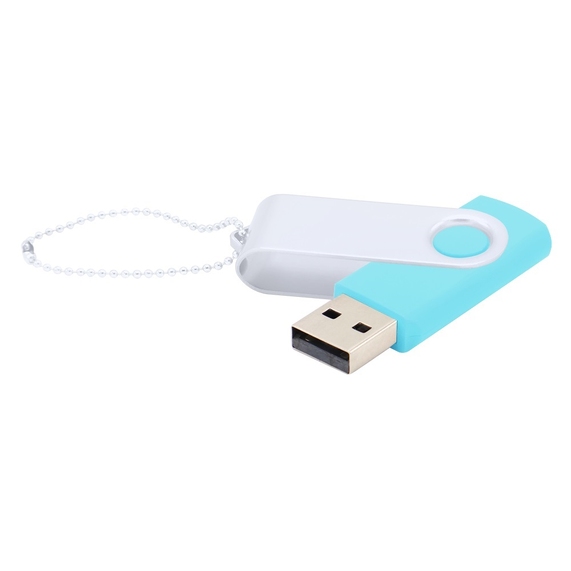 [Флешка Designer To Go 2.0 USB 16Gb, бирюзовый/белый]