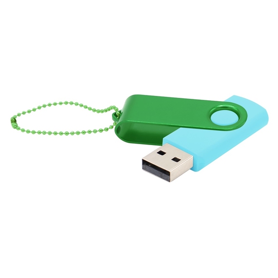 [Флешка Designer To Go 2.0 USB 16Gb, бирюзовый/зеленый]