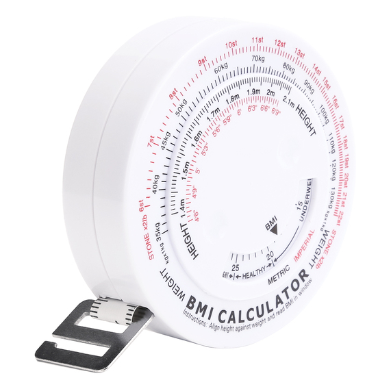 [Рулетка Биометрическая 150см BMi-53, белая]