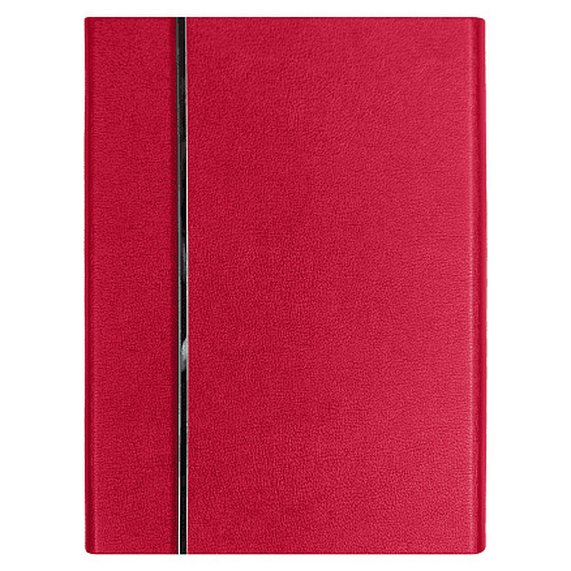 [Ежедневник Alfa Bird Petrus A5, красный, недатированный, в твердой обложке с металлическим элементом]