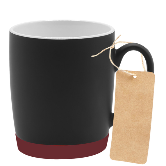 [Кружка Make Me To Go, чёрная/бордовая_с_биркой]