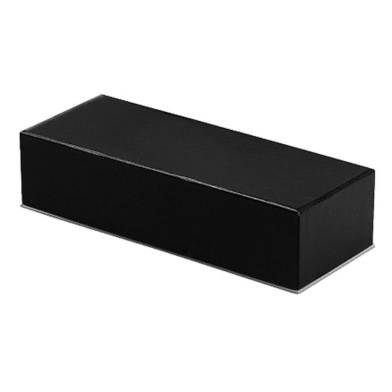 [Футляр для одной или двух ручек Pencase Emotion Duo, бумажный, черный с серебристым элементом]