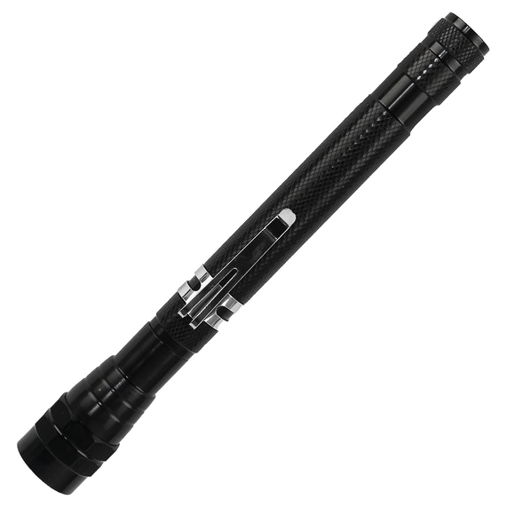 [Фонарь телескопический Tools Flashlight с магнитом, чёрный]