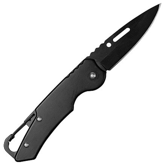 [Брелок-нож карманный с карабином Tools Blackburn, черный]