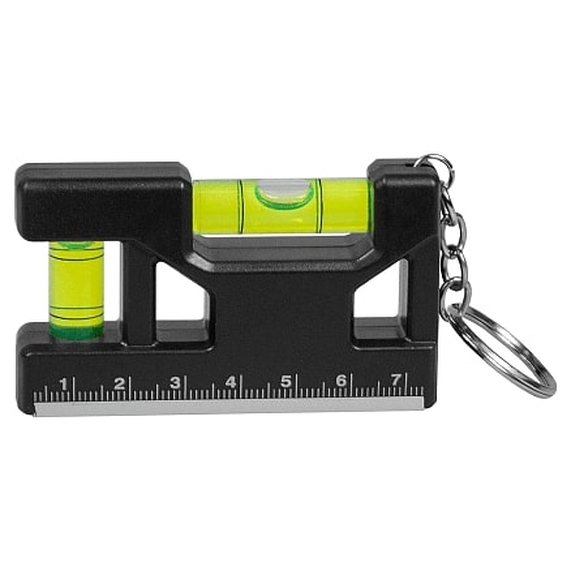 [Брелок уровень Tools Pocket level, пластиковый, черный]