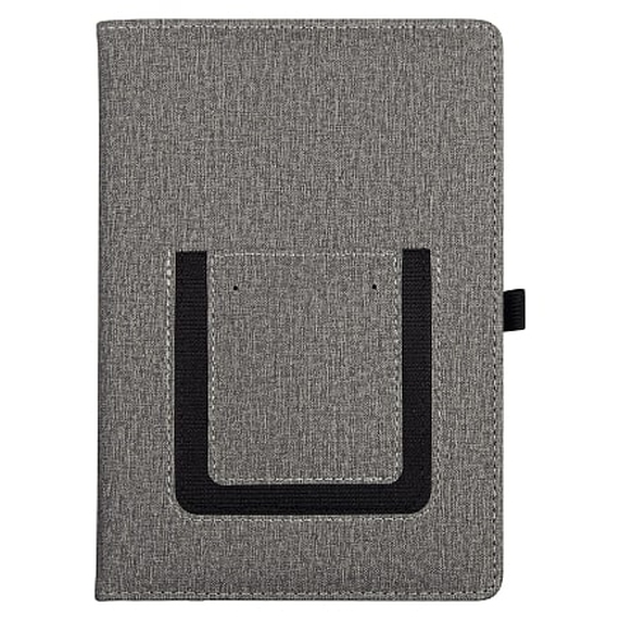 [Ежедневник Smart Wallet Cambric A5, серый, недатированный, в твердой обложке с поролоном]