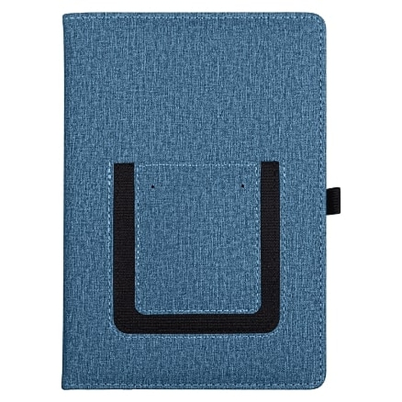 [Ежедневник Smart Wallet Cambric A5, синий, недатированный, в твердой обложке с поролоном]