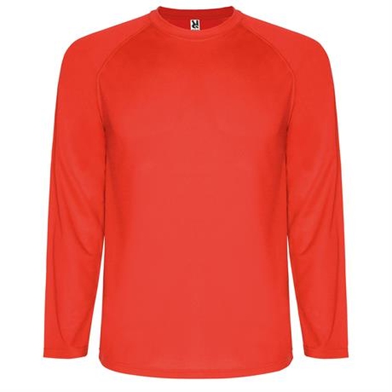 [Спортивная футболка MONTECARLO L/S мужская, КРАСНЫЙ S]
