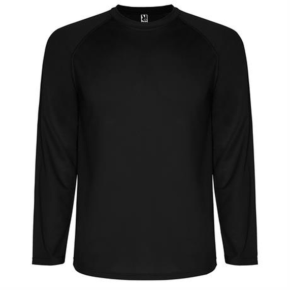 [Спортивная футболка MONTECARLO L/S мужская, ЧЕРНЫЙ 2XL]