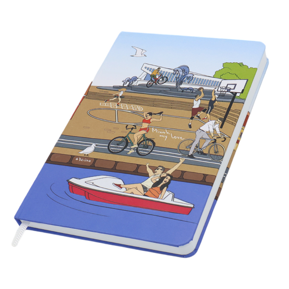 [Записная книжка A5 Dziuna Немига в клетку 15 x 21 см]