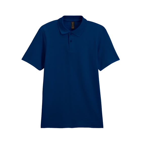 [Футболка поло SOFTSTYLE ADULT DOUBLE PIQUE, МОРСКОЙ СИНИЙ 3XL]