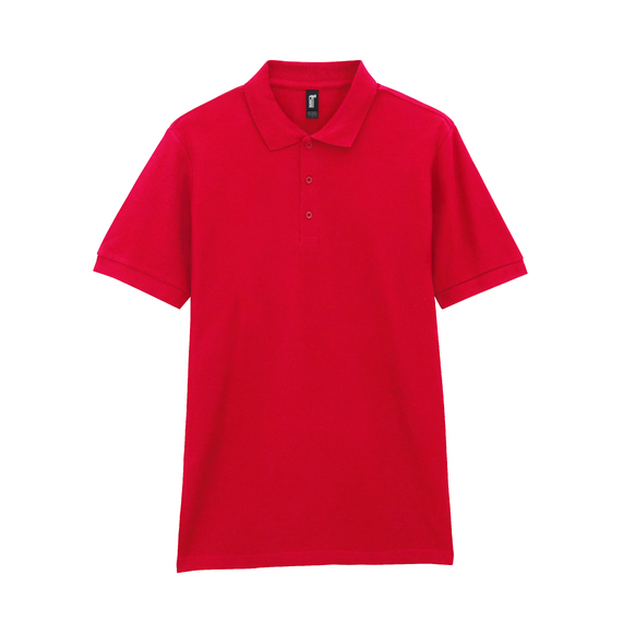 [Футболка поло PREMIUM COTTON ADULT DOUBLE PIQUE, КРАСНЫЙ 2XL]