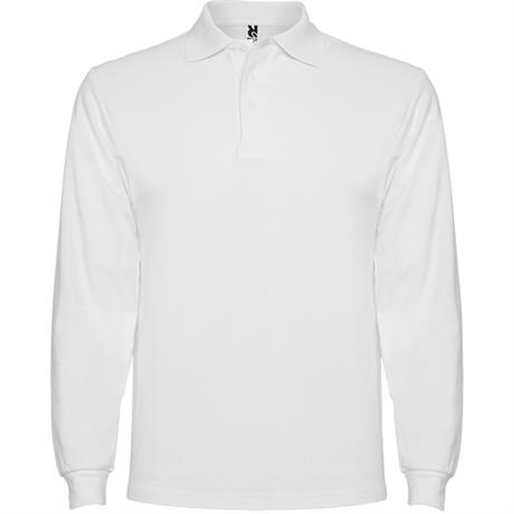 [Футболка поло ESTRELLA L/S мужская, БЕЛЫЙ M]