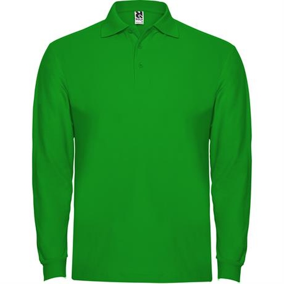 [Футболка поло ESTRELLA L/S мужская, ТРАВЯНОЙ ЗЕЛЕНЫЙ M]