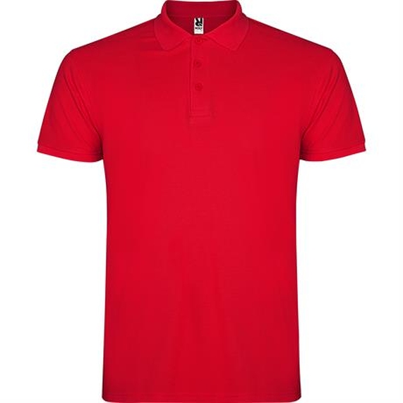 [Футболка поло STAR мужская, КРАСНЫЙ 3XL]