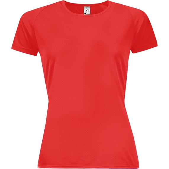 [Футболка женская Sporty Women 140 красная, размер XL]