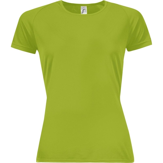 [Футболка женская Sporty Women 140 зеленое яблоко, размер S]