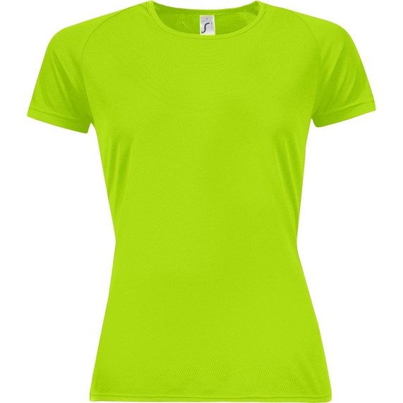 [Футболка женская Sporty Women 140 зеленый неон, размер XS]