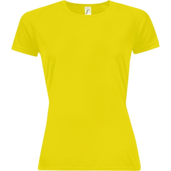 [Футболка женская Sporty Women 140 желтый неон, размер XXL]