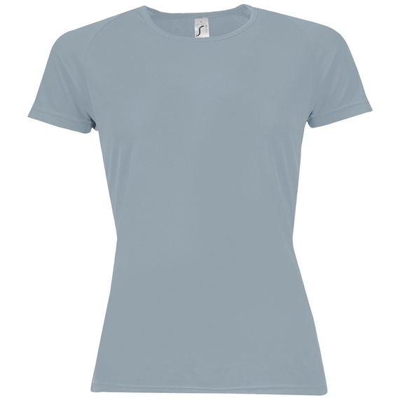 [Футболка женская Sporty Women 140, серая, размер S]