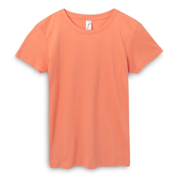 [Футболка женская Regent Women оранжевая (абрикосовая), размер XL]