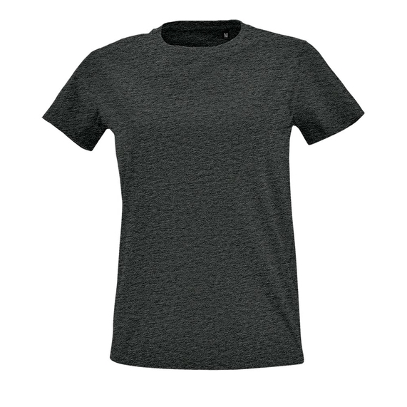 [Футболка женская Imperial Fit Women черный меланж, размер XL]