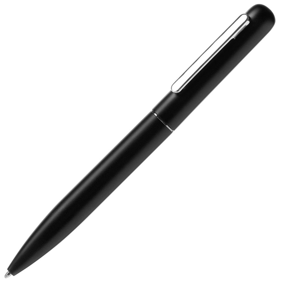 [Ручка шариковая Scribo, матовая черная]