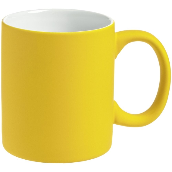 [Кружка Sippy c покрытием софт-тач, желтая]