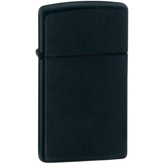 [Зажигалка Zippo Slim Matt, матовая черная]