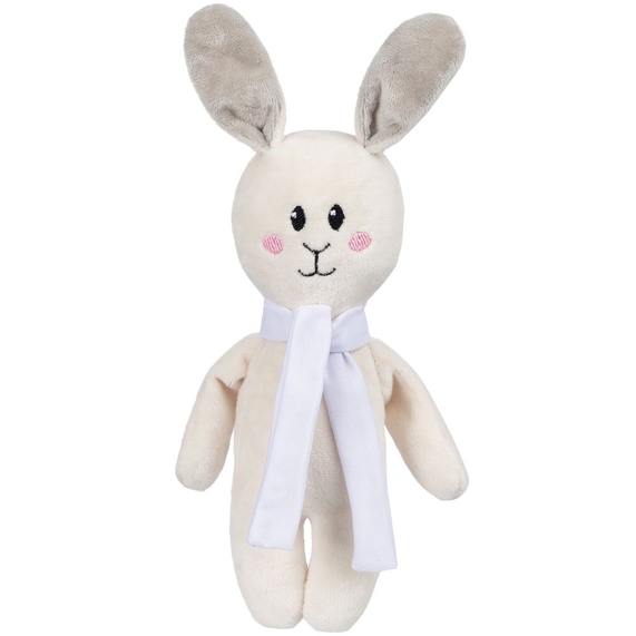 [Мягкая игрушка Beastie Toys, заяц с белым шарфом]