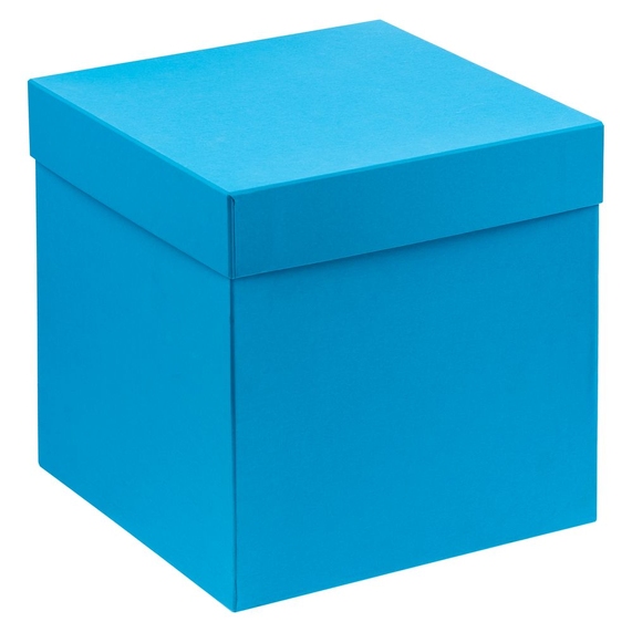 [Коробка Cube, L, голубая]