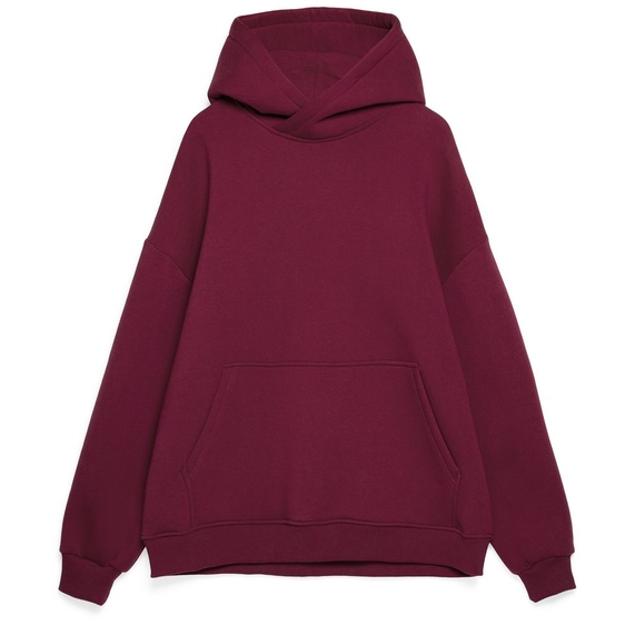 [Худи Kulonga Oversize, бордовое, размер ХS/S]