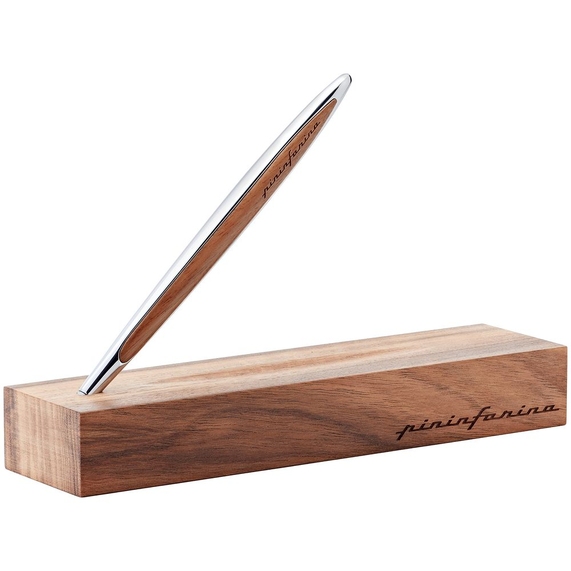 [Шариковая ручка Cambiano Shiny Chrome Walnut]