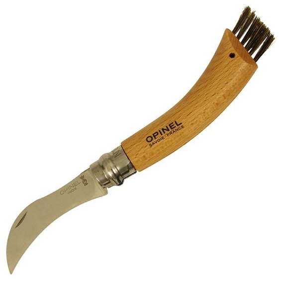 [Нож грибника Opinel No 8, бук]