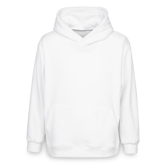 [Худи флисовое унисекс Manakin, белое, размер XL/2XL]