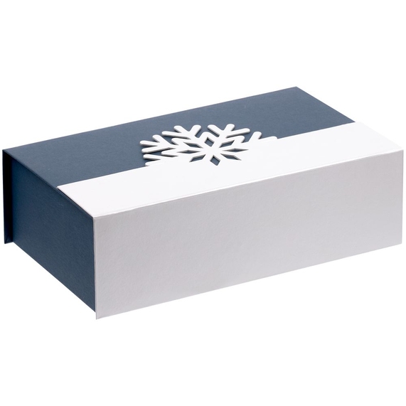 [Коробка Snowish, синяя с белым]