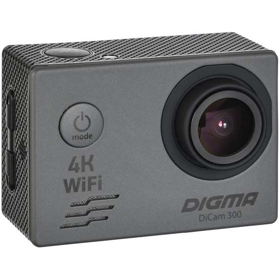 [Экшн-камера Digma DiCam 300, серая]