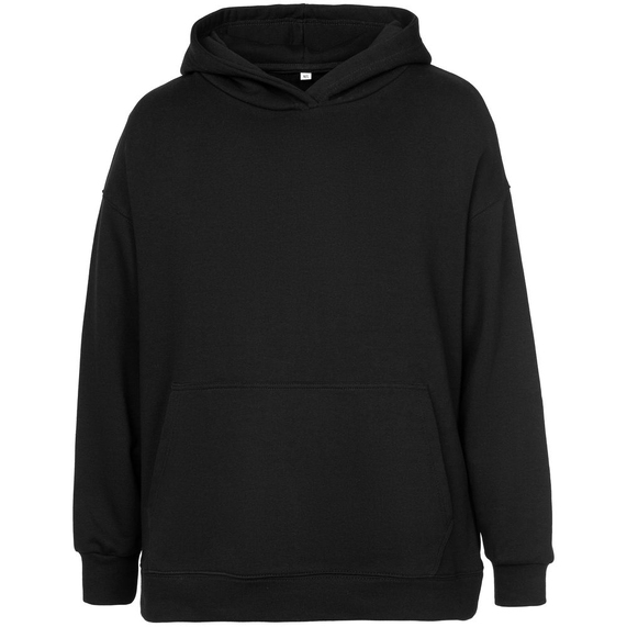 [Худи оверсайз унисекс Outshine, черное, размер XL/2XL]