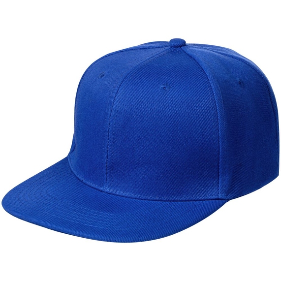 [Бейсболка Snapback с прямым козырьком, ярко-синяя]