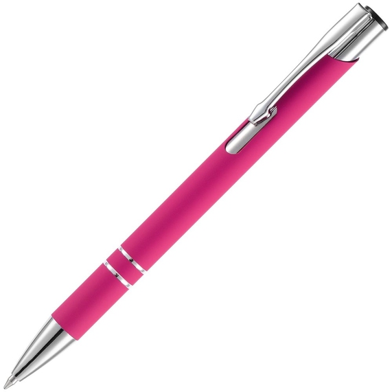 [Ручка шариковая Keskus Soft Touch, розовая]