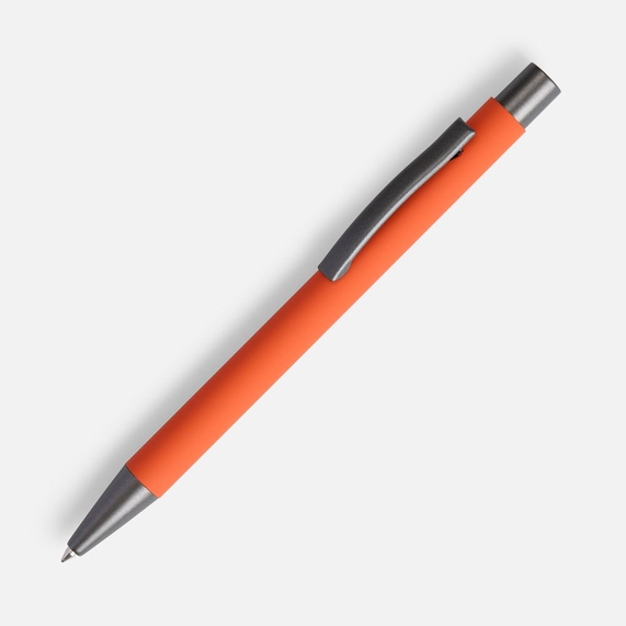 [Ручка шариковая Atento Soft Touch, оранжевая]