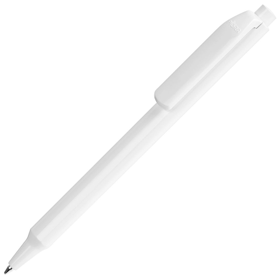 [Ручка шариковая Pigra P04 Polished, белая]