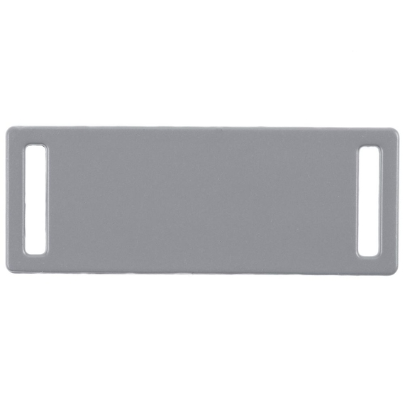[Шильдик металлический Kova, серый]