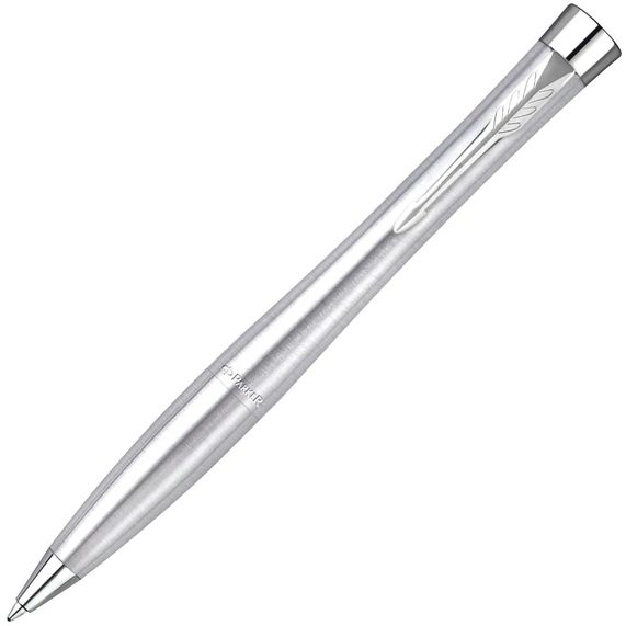 [Ручка шариковая Parker Urban Twist Metro Metallic CT, серебристая]