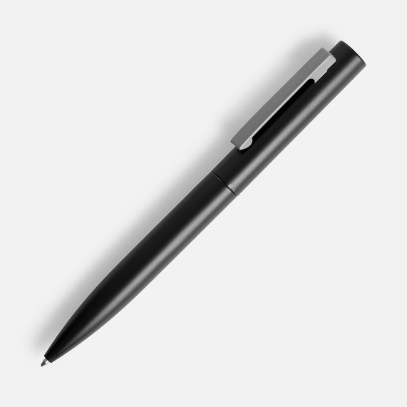 [Ручка шариковая Inkolor, черная с серым]